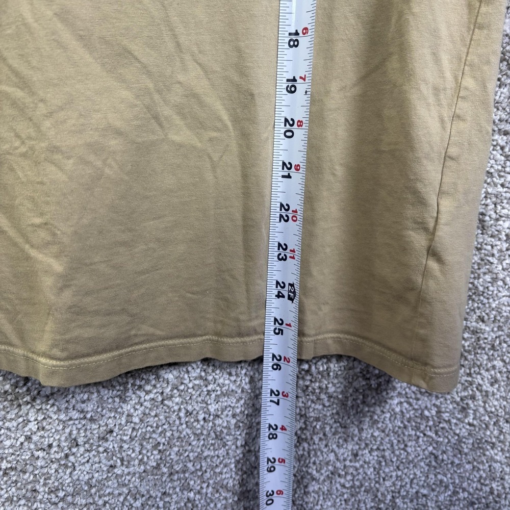 Patagonia Shirt Mens Small Beige Bear Logo Graphic Tee Organic Cotton Outdoor - Picture 5 of 7